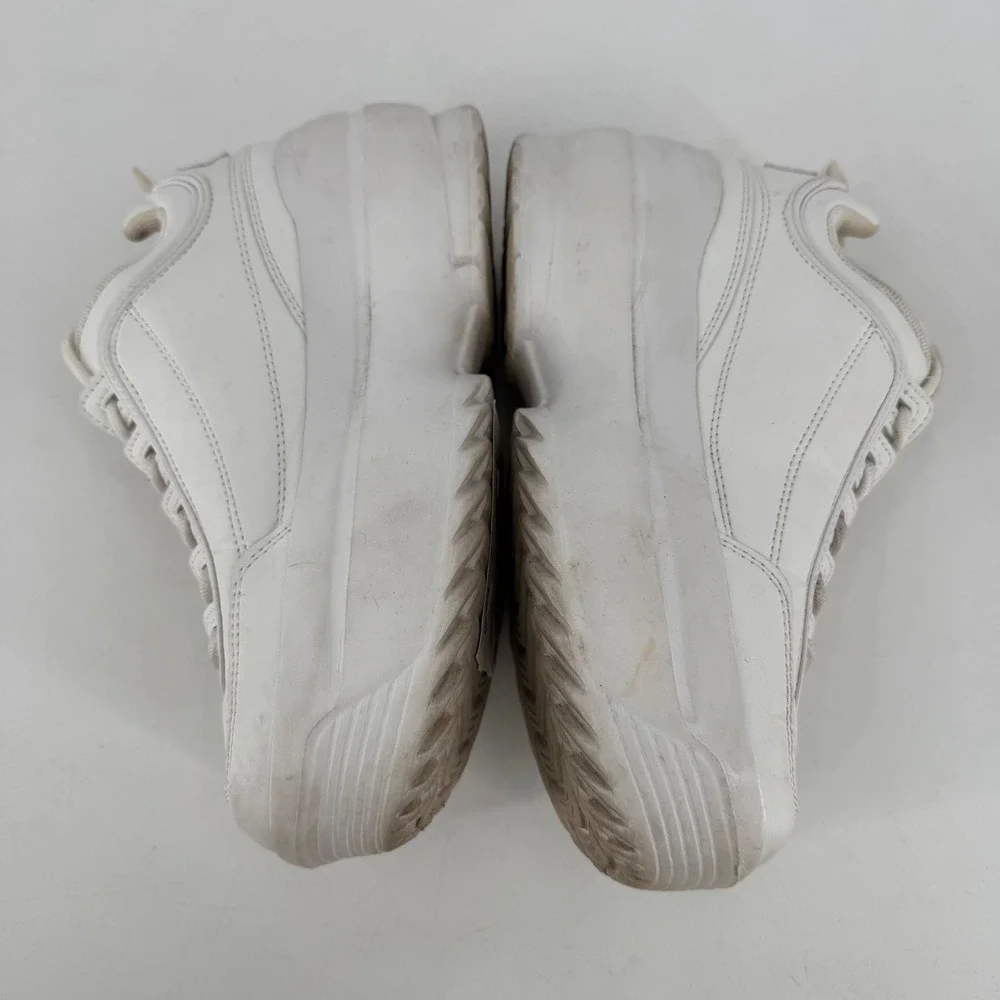 Berness Platform Sneakers Women Size 7 White Chunky Lily5005 Y2K Streetwear - Picture 4 of 9